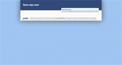 Desktop Screenshot of fans-rap.com
